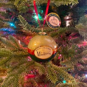 Hallmark Christmas Madison ornament